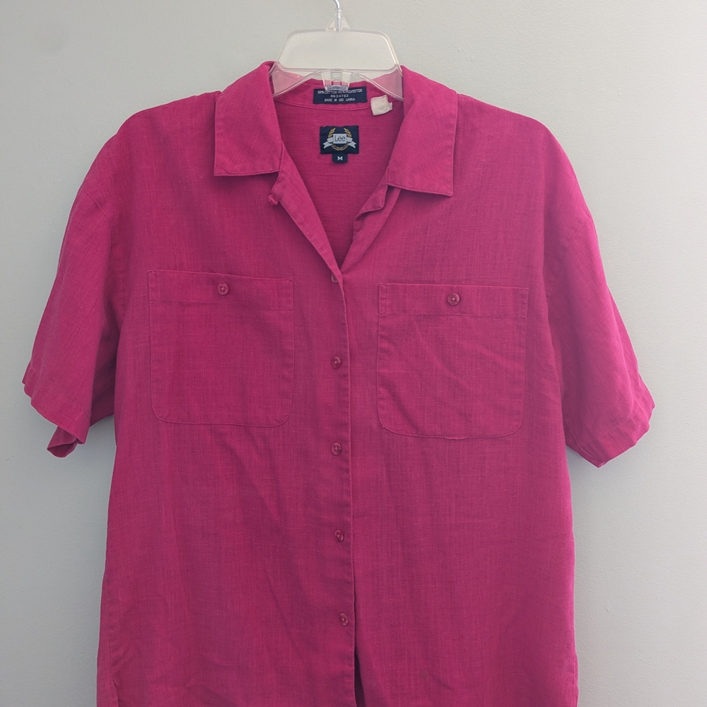 Lee Fuchsia Short Sleeve Shirt